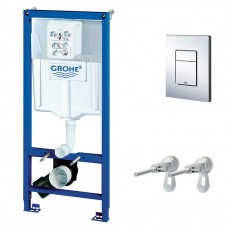 Инсталляция для унитаза "Rapid" SL (прямоугольная кнопка), Grohe (Грое)